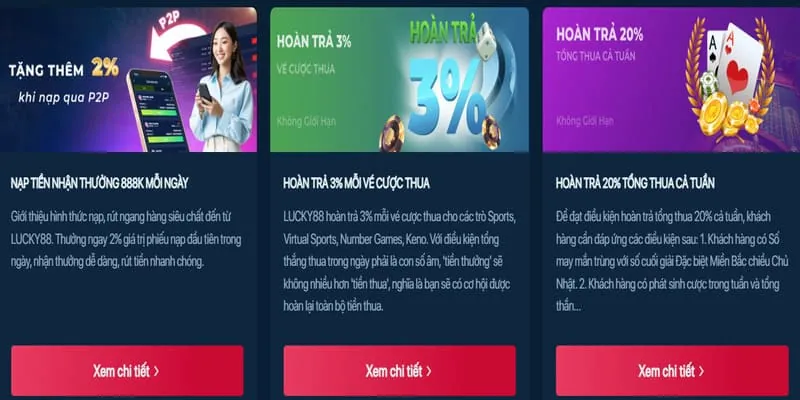 Khuyến mãi hoàn trả hàng ngày keonhacai. lu